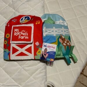 Ms. Rachel's Farm crinkle book toy NWT